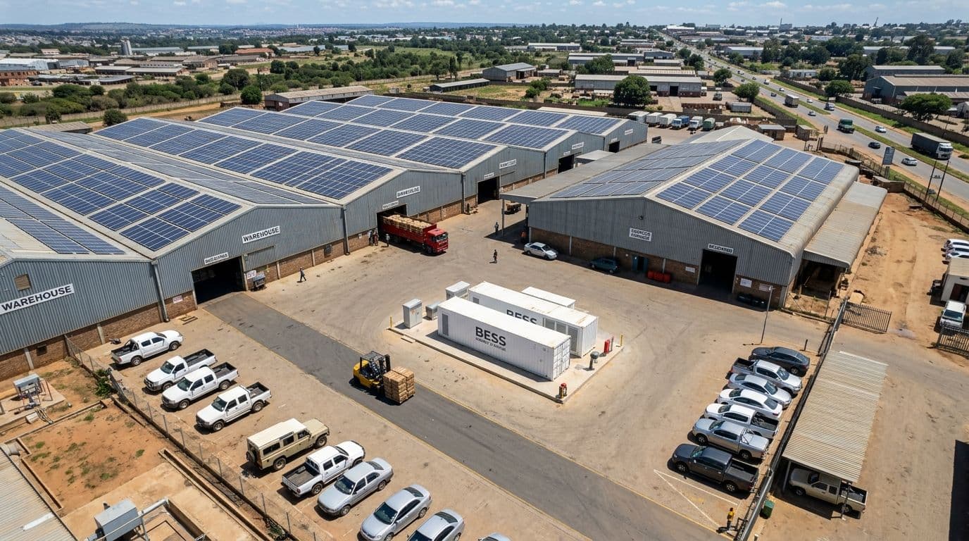 Tobacco processing facility, Zambia, Solar PV in Zambia